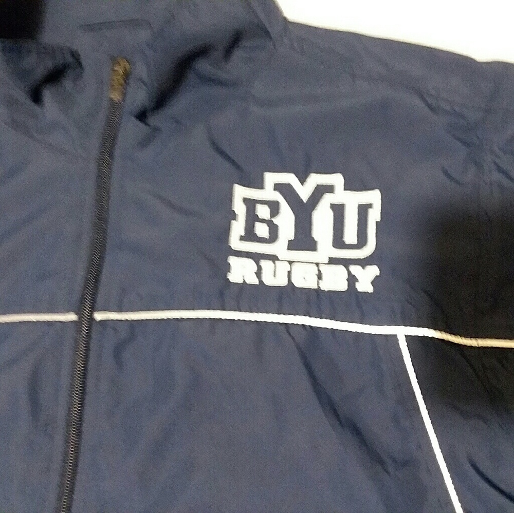 Men's BYU Rugby Sports Jacket. 3 WAY sleeves.